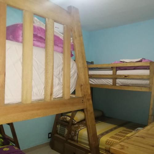 Ένα ή περισσότερα κρεβάτια σε δωμάτιο στο Casa Vargas Veracruz