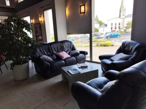 Ruang duduk di Hôtel Saint Jacques