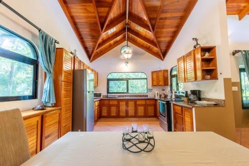 Villa Tortugaにあるキッチンまたは簡易キッチン