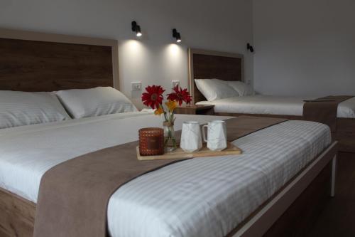 Postel nebo postele na pokoji v ubytování Ciconia Apartments