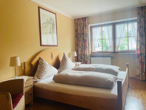 Postel nebo postele na pokoji v ubytování Ferienwohnung Bina