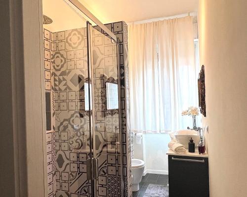 Et badeværelse på Livraghi3 Cozy Apartment