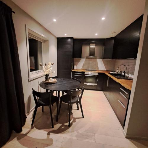 Dapur atau dapur kecil di Storm Hotel Senja