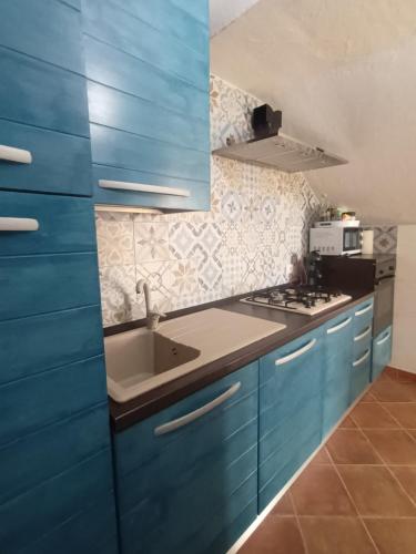 Køkken eller tekøkken på Villa Olga