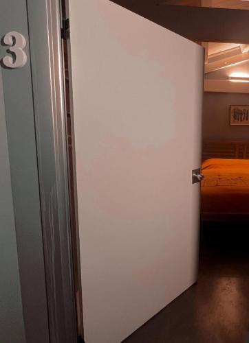 an open door to a room with a bed at Fuori Borgo in Campobasso