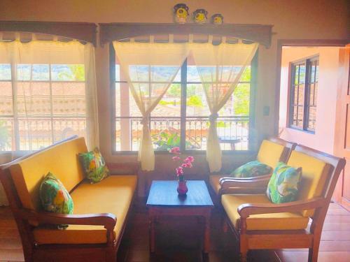 Posezení v ubytování Hostal Marias