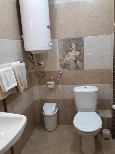 Bilik mandi di Family Hotel Zhelkovi - Olympia