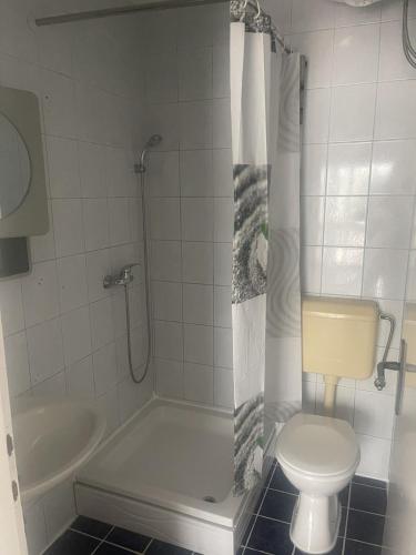 Bilik mandi di Apartmány Júlia