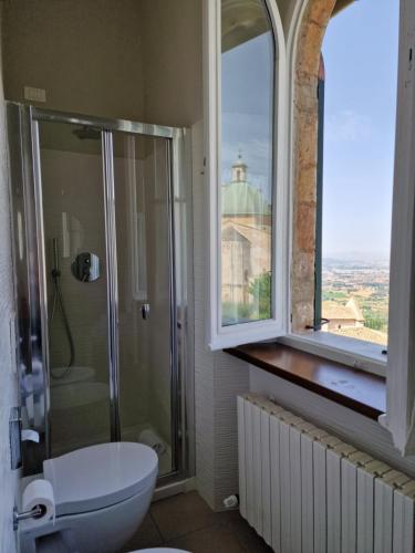 Koupelna v ubytování Hotel Ideale