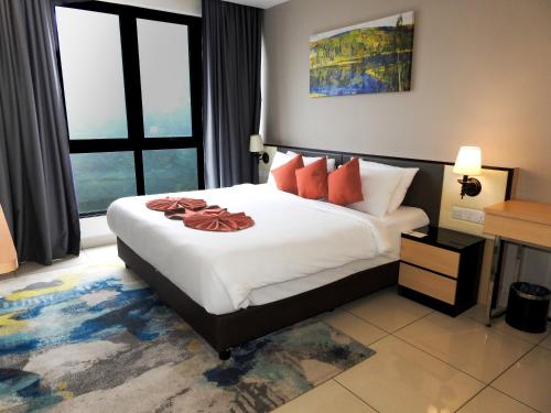 Katil atau katil-katil dalam bilik di Sky Retreat Genting Highlands