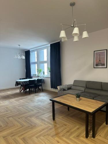 Χώρος καθιστικού στο Apartamenty Center