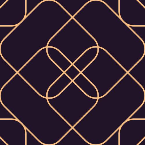 a gold grid pattern on a black background at Omad in Cairo
