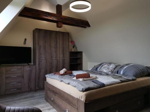 Una cama o camas en una habitación de Seenlandoase Reppist