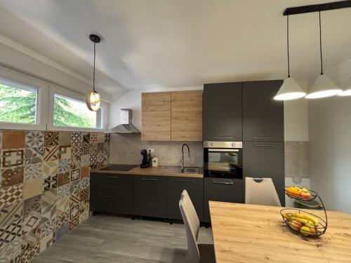 Dapur atau dapur kecil di Apartman Baldenza
