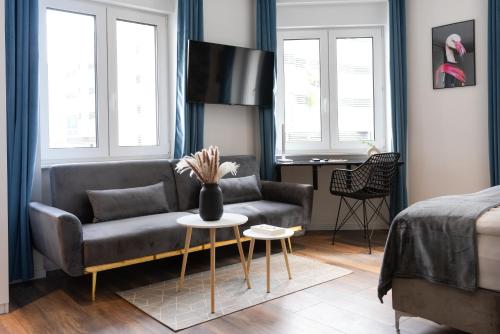 Posezení v ubytování Urban Design Suites Nürnberg