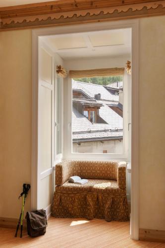 Posezení v ubytování Grand Hotel Kronenhof