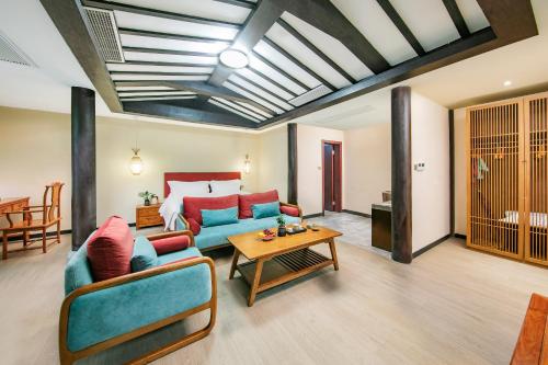 Ruang duduk di Hoya Hotel Hangzhou West Lake Lingyin Temple Branch