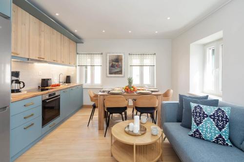 Kuchyň nebo kuchyňský kout v ubytování Gangadis Luxury House