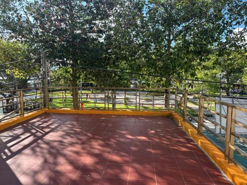 Balkón nebo terasa v ubytování Hotel Khánh Linh