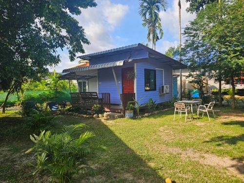 Zahrada ubytování Baan Nok Koh Chang