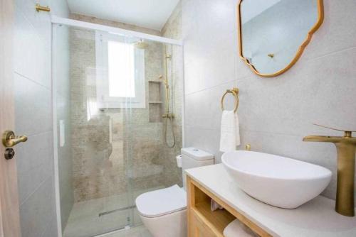 Koupelna v ubytování Casa Marinero beach 1