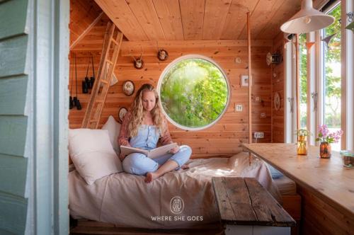 Posezení v ubytování Treehouse escape