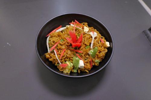 Jídlo v hostelu nebo okolí