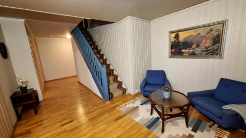 Χώρος καθιστικού στο Villa Stryn