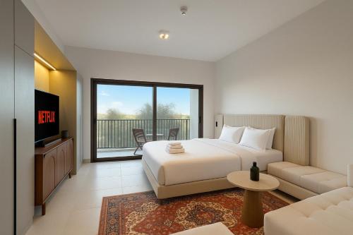 Sleek New Studio in Meydan, Fully Equipped and Spacious