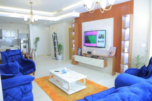 Televisyen dan/atau pusat hiburan di Apartment