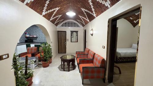 Χώρος καθιστικού στο Lilys Garden Guest House