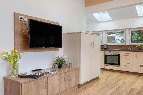 Una cocina o zona de cocina en Passerhaus Schenna