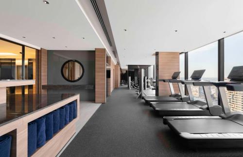 Fitness centrum a/nebo fitness zařízení v ubytování Radisson Blu Hotel, Riyadh Al Sahafa