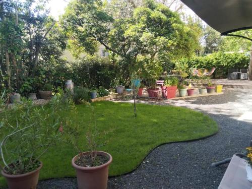 Zahrada ubytování Chez Nine, chambre indépendante avec terrasse