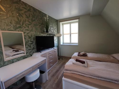Una cama o camas en una habitación de Seenlandoase Reppist