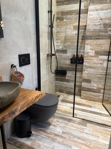 Ванная комната в Cozy Nest House Δίκορφο Ζαγορίου