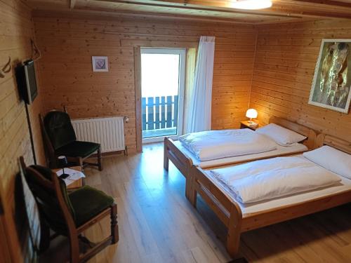 Postel nebo postele na pokoji v ubytování Ferienwohnung Alter Ponystall