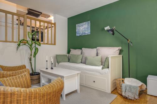 Χώρος καθιστικού στο Home by Doni I Zentral I Haustiere erlaubt I Balkon I 4 PAX