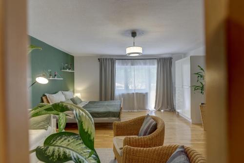 Χώρος καθιστικού στο Home by Doni I Zentral I Haustiere erlaubt I Balkon I 4 PAX