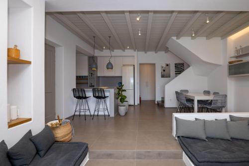 Dapur atau dapur kecil di Αphrodite & Estia Villas