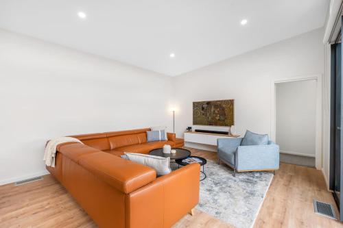 Χώρος καθιστικού στο Waterfront Luxury in Opossum Bay