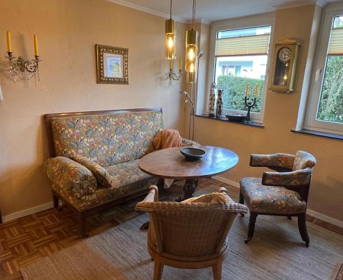 Ruang duduk di Weserfeeling Apartment in Höxter
