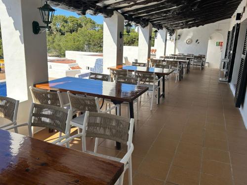 Restaurace v ubytování Hostal Cala Moli