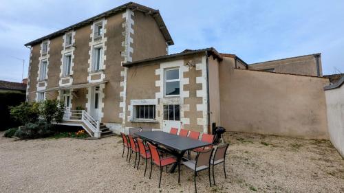 Bygningen som feriehuset ligger i