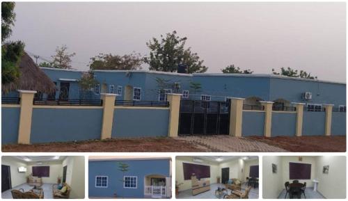 a collage of three pictures of a building at Lisba Hospitality Services Guest House in Wa