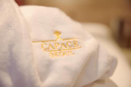 Certifikát, hodnocení, plakát nebo jiný dokument vystavený v ubytování Capace Hotel Gangnam