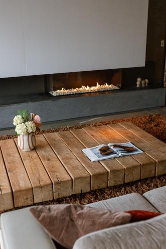 Posezení v ubytování Villa Gentbos
