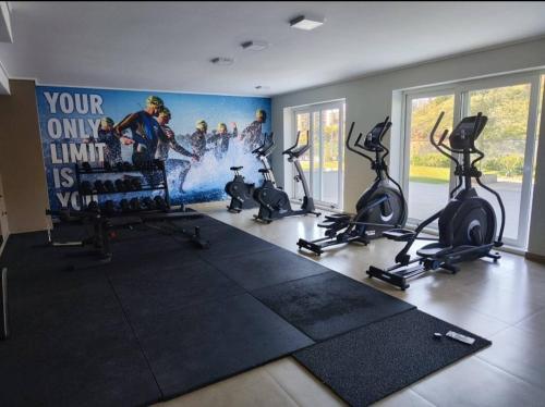 Phòng/tiện nghi tập thể dục tại Departamento Viña del Mar - Cerro Placeres