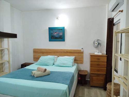 Letto o letti in una camera di Apartamento Equipado Próximo às Praias de Itacaré
