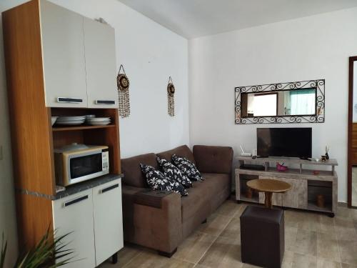 مطبخ أو مطبخ صغير في Sunset Fltas - Apartamentos Equipados e aconchegantes, Próximo às Praias urbanas, A poucos metros da Rua Pituba